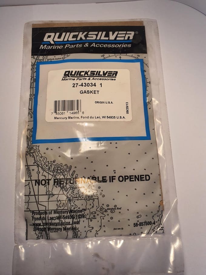 Quicksilver 27-43034 1 Gasket