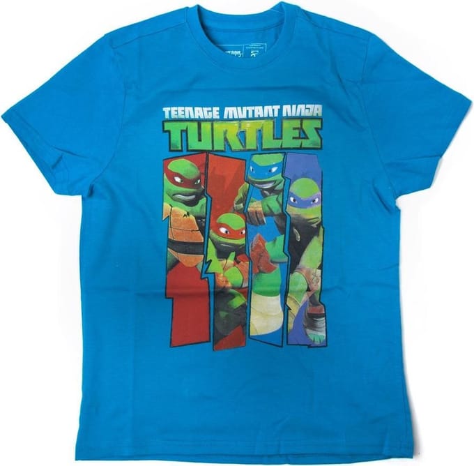 Turtles - Blue. All Characters Shirt - 128/134