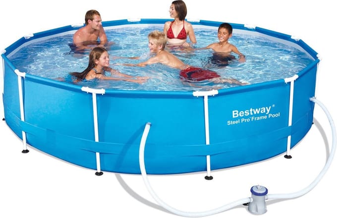 Bestway Stalen Frame Zwembad - 366x76 cm - incl. Pomp