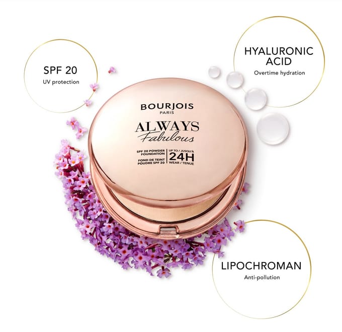 Altijd Fabulous Poeder Make-up Basis SPF20 #100-rozen Ivore 7 gr