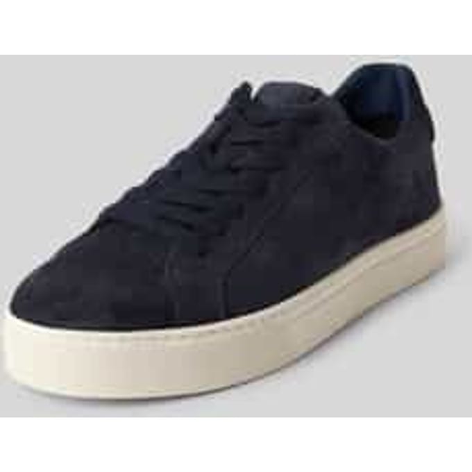 Low Top sneakers van puur rundleer