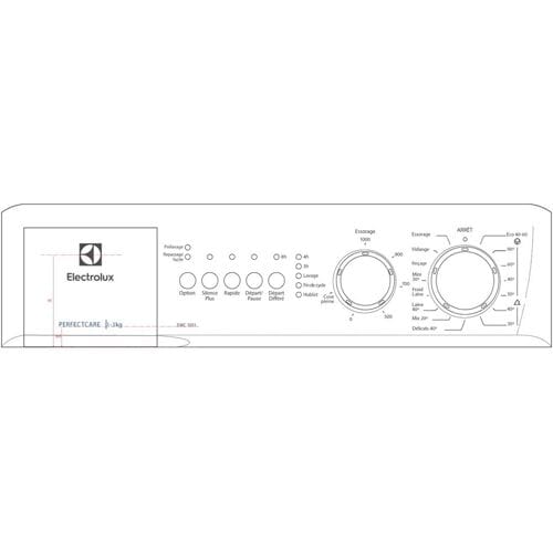 AEG controlepaneel, wit, AEG 140213740016