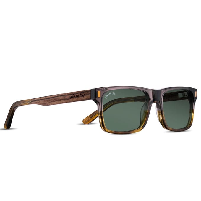 Johnny Fly 7FIFTY7 zonnebril - dames en heren - Carbon Leaf - ecologisch