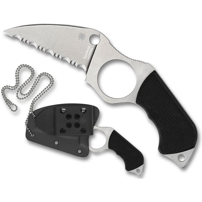Spyderco swick 5 black lc200n se