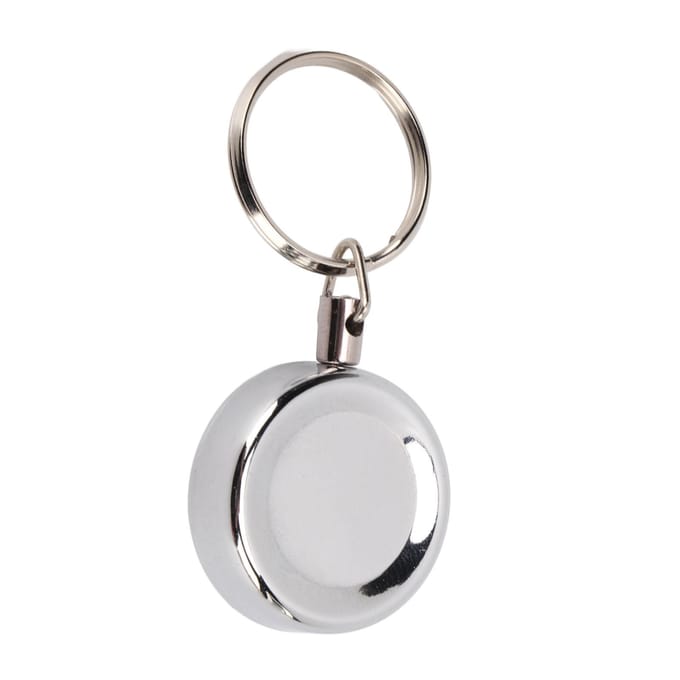 Porte-clés rétractable en fil d'acier haute résilience, anti-perte, clip de ceinture white