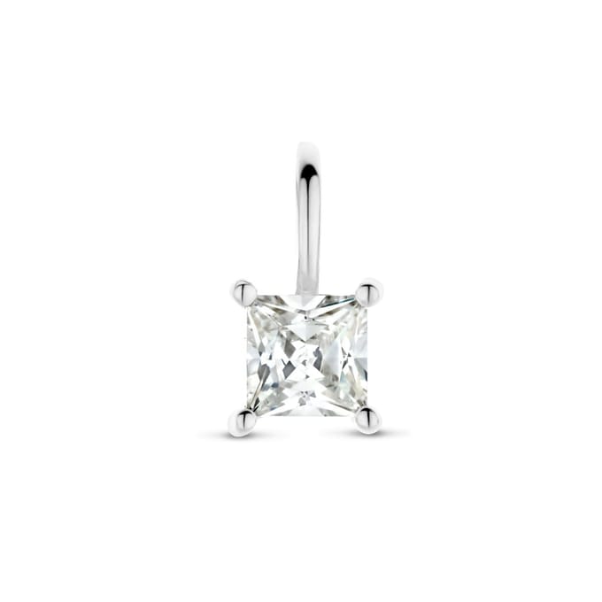 zilver gerhodineerd hanger zirkonia 1335976