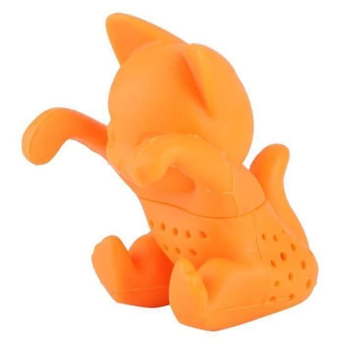 QN03052- Passoire à thé Accessoire d'infuseur de thé en silicone en forme de chat en forme de chat pour le bureau à domicile