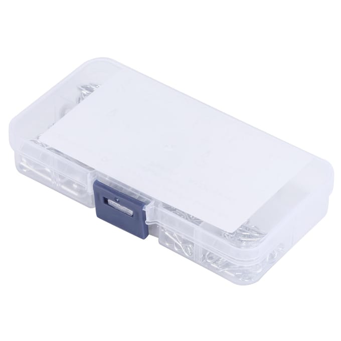 100 Stuks R Borgpennen Tractor Pen Clips met Plastic Doos Assortimentskit Bevestigingsclip Set
