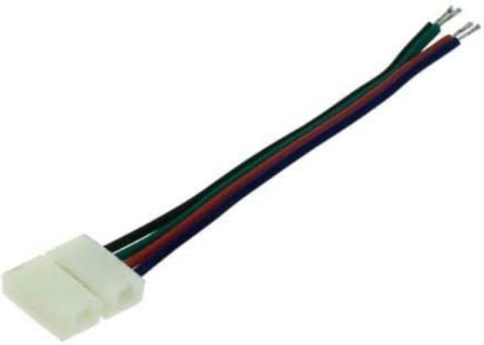 Flexibele connector voor RGB 12/24V RGB -lint - Kunststof - SILUMEN