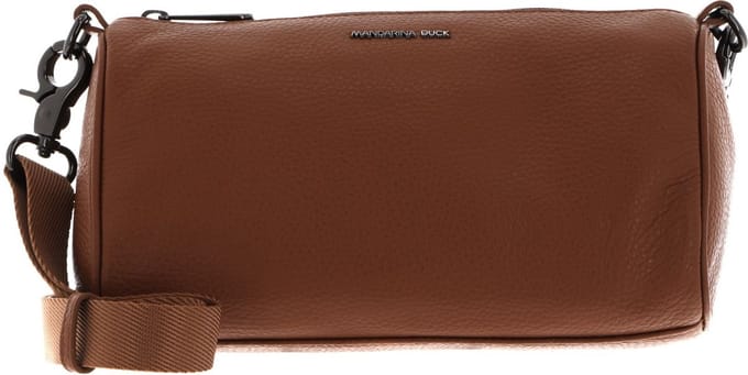 MANDARINA DUCK Leren Schoudertas Mellow Leather Crossover Bag Indian Tan Bruine