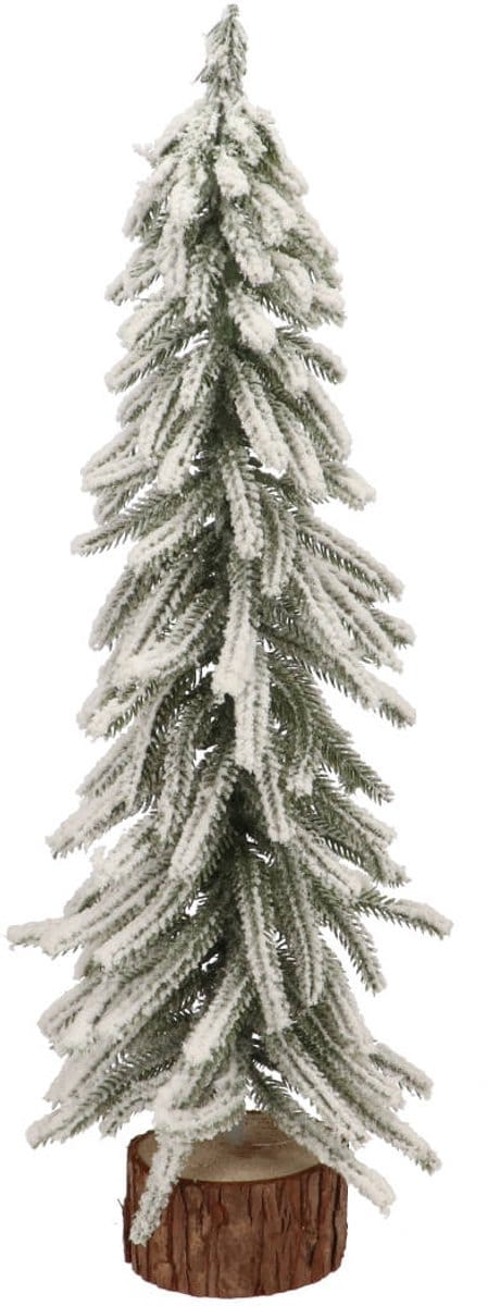 Daan Kromhout - Kerstboom - Decoratieve kerstboom - Kunstkerstboom - 38x16cm - Takken met sneeuw
