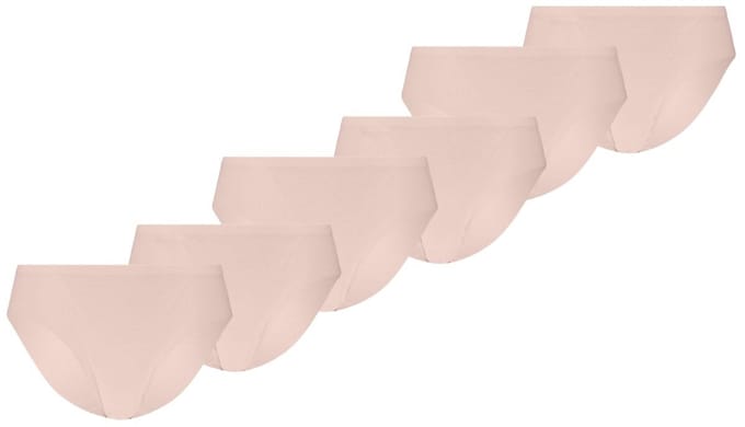 Puma - Dames - Briefs - Invisible Cotton - 6-pack - Light Pink - Maat S