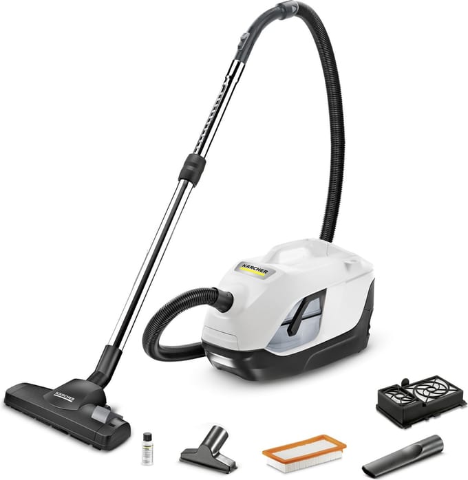 Kärcher DS 6 Stofzuiger met waterfilter - 99,95% filtering - HEPA - Actieradius 10.2 m - 650 W - Waterfilter 2 liter