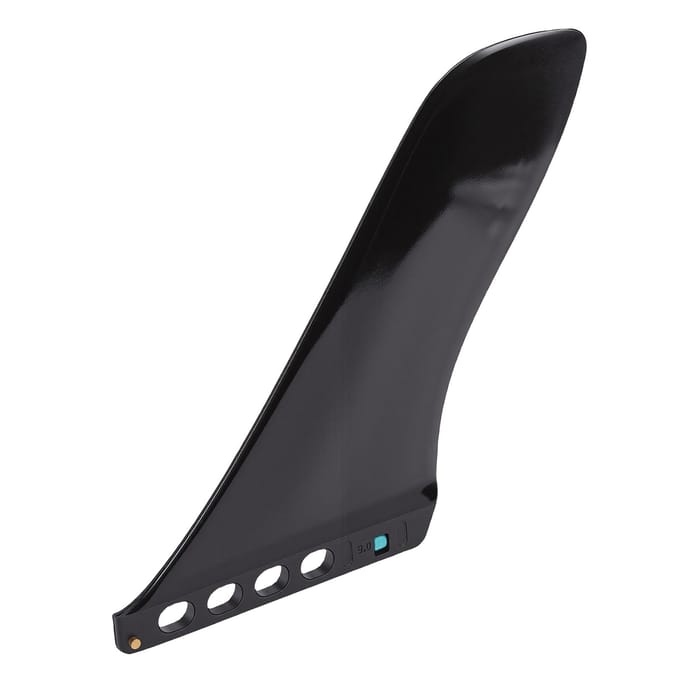 Surfplankvin 9,25 Inch Schroefloze Installatie Nylon Glasvezel Paddleboard Staartvin voor Vervanging Zwart zwart
