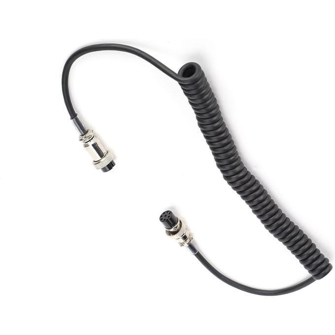 Câble de microphone femelle 8 broches en PVC pour bureau, câble de remplacement pour Yaesu MD‑1 MD‑100 MD‑200 white