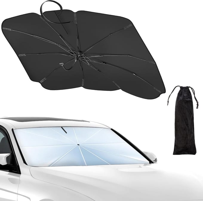 Omgoods - Auto Zonnescherm met Buigbare Handgreep