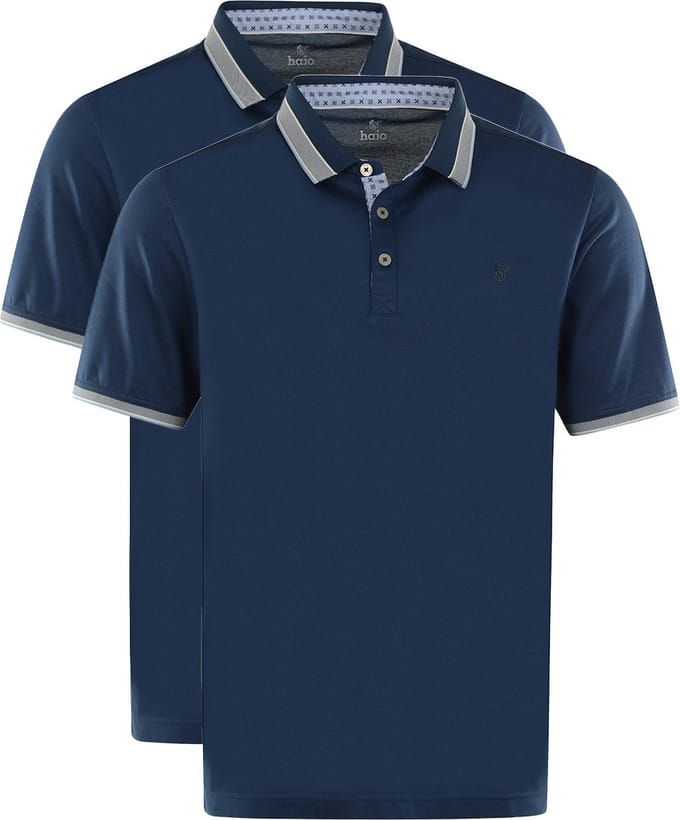 Hajo Heren poloshirt 2 pack Pique