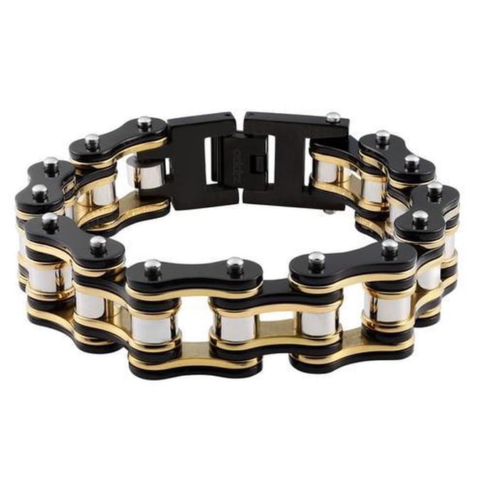 Zippo Bike Chain Zwart/Goud - 17,5 cm