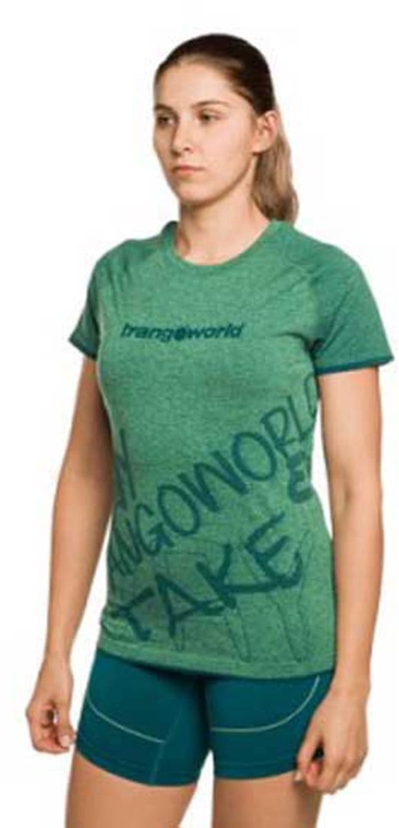 Trangoworld Visker T-shirt Met Korte Mouwen Groen L Vrouw