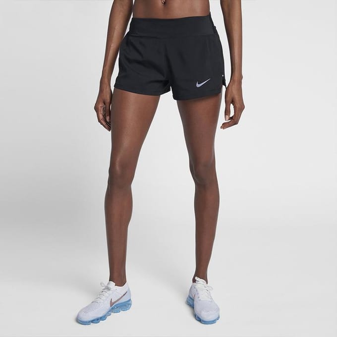 Nike Dri Fit Casual Shorts Dames Zwart Normaal 895810-010 L black