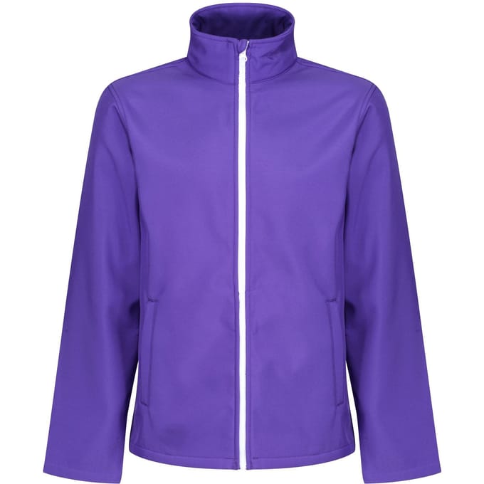 Regatta Opmerkelijk Heren Ablaze Afdrukbaar Soft Shell-jasje (Paars/Zwart)