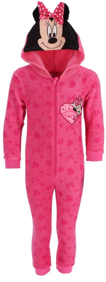 Minnie Mouse Onesie - Maat 98/104 - Polyester - Pyjama - Roze