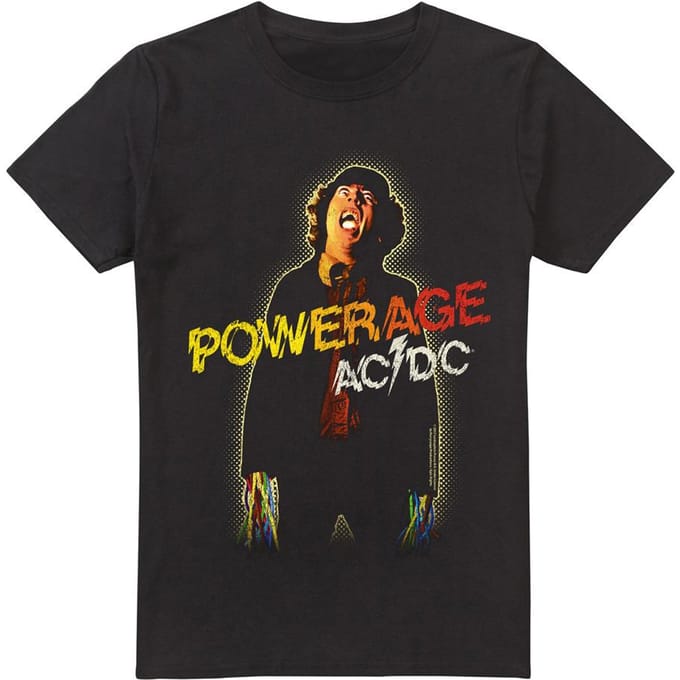 AC/DC Heren Powerage T-Shirt (Zwart)
