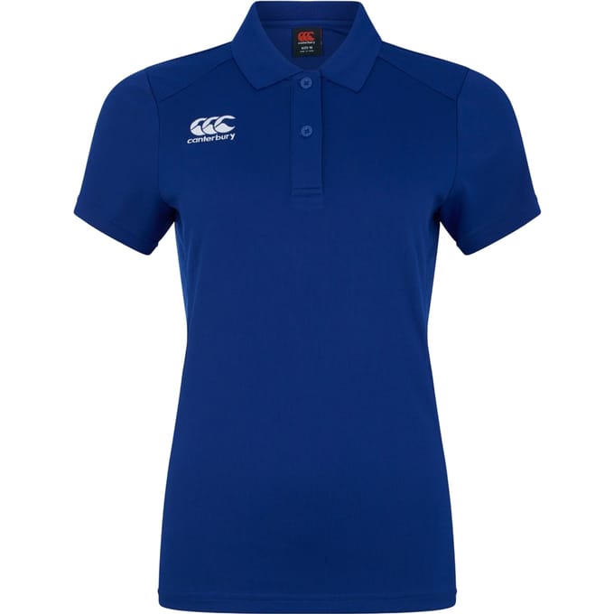Canterbury Dames/Dames Club Dry Poloshirt (Royaal Blauw)