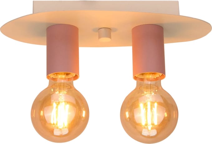Chericoni Colorato Plafondlamp - 2-lichts - Roze - Metaal