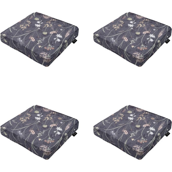 Madison - Zitkussen Donna grey canvas eco+ - Ca. 40x40 cm - Set van 4