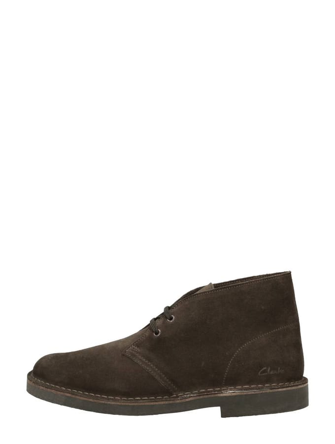 CLARKS Desert Bt Evo Heren Veterschoenen - Dark Brown Suede