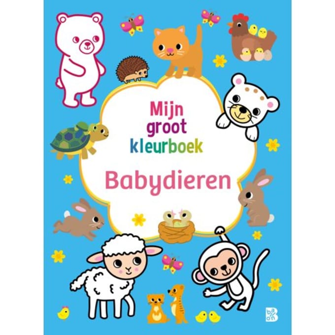 Babydieren - Mijn Groot Kleurboek