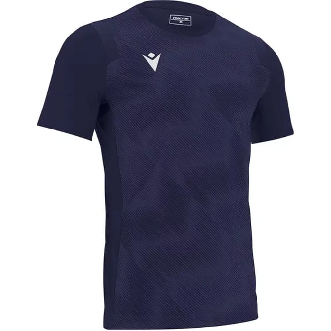 Macron Rodders Shirt Korte Mouw Heren - Marine | Maat: S
