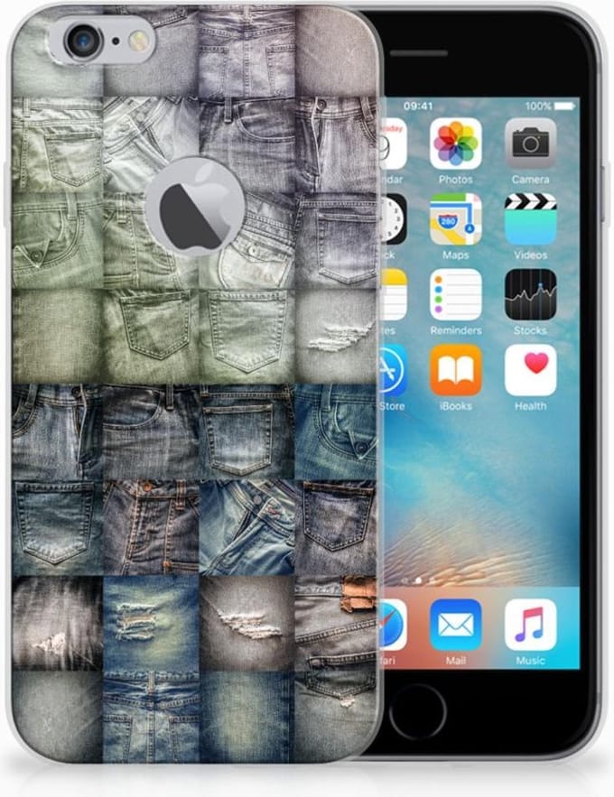 Silicone Back Cover Apple iPhone 6 Plus | 6s Plus Spijkerbroeken