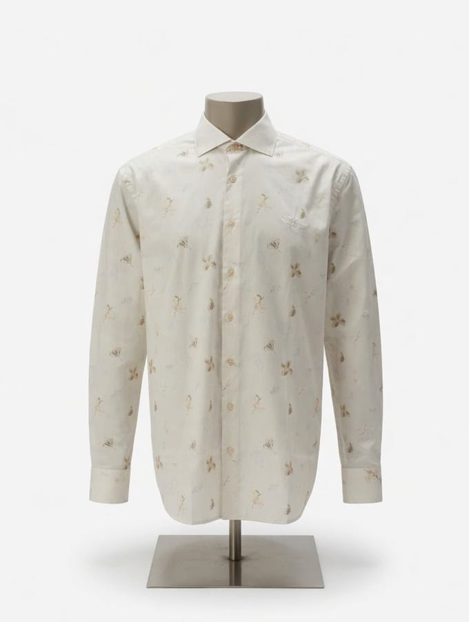 Vanguard - Overhemd - Mannen - Beige - Maat XXL