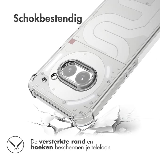 imoshion Hoesje - Geschikt voor Nothing Phone (2a) / Nothing Phone (2a) Plus - Shockproof Case - Transparant