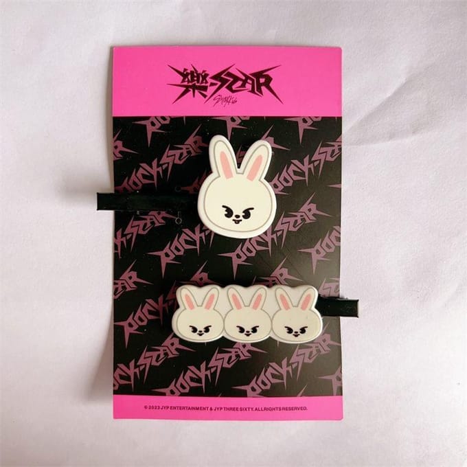STRAYKIDS SKZOO CARTOON HAARSPELD 6.5cm LEEBIT pink