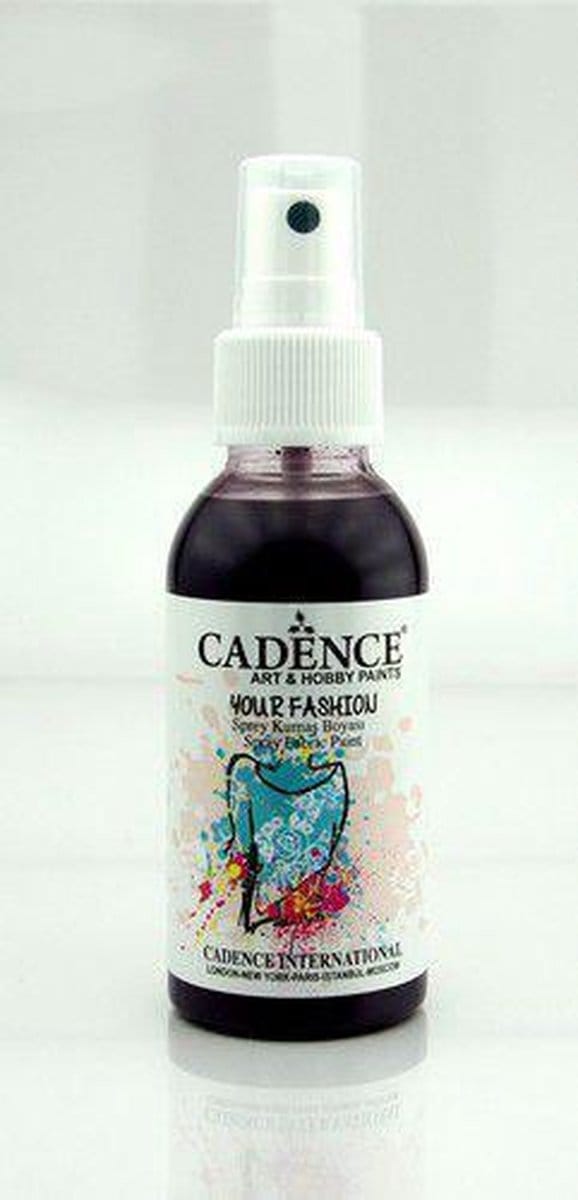Cadence Fashion Spray Fabric Paint 100ml Aubergine