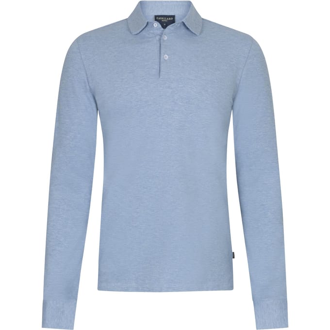 Cavallaro Camicia Polo Ls Polos Lichtblauw 116261014