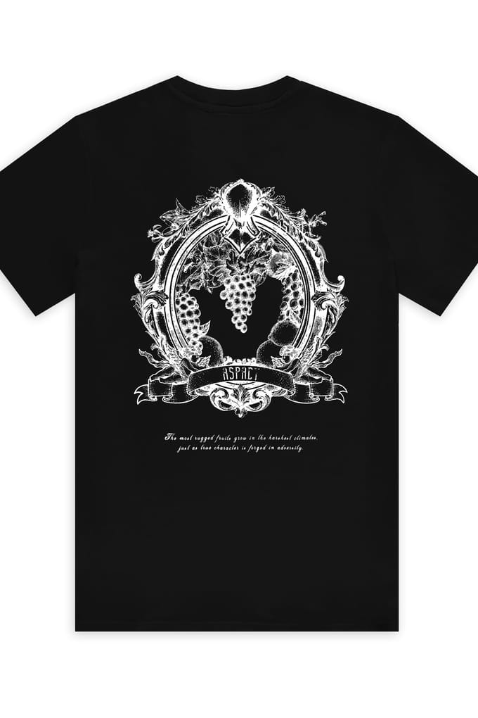 Aspact Unisex Zain Tee Black Größe: S | Hemden Outlet | Unisex | Schwarz