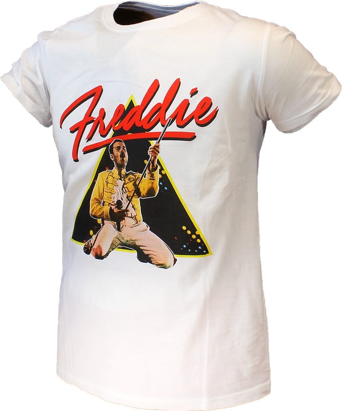 Freddie Mercury Triangle T-Shirt - Officiële Merchandise - M