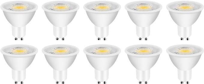GU10 spot - LED 8W=60W - 680 Lumen - koelwit 4000K - 10 stuks