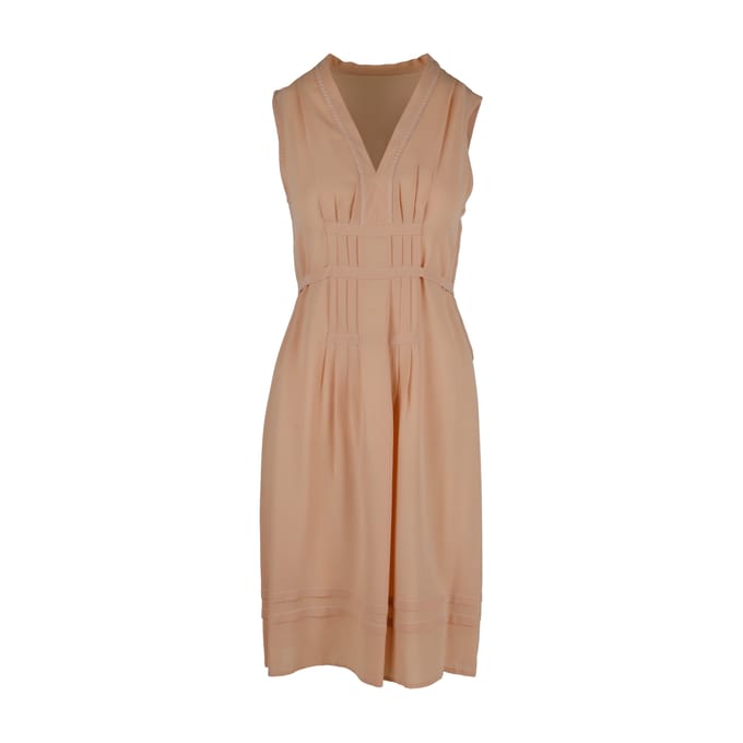 Moschino V-hals Midi-jurk - '10s