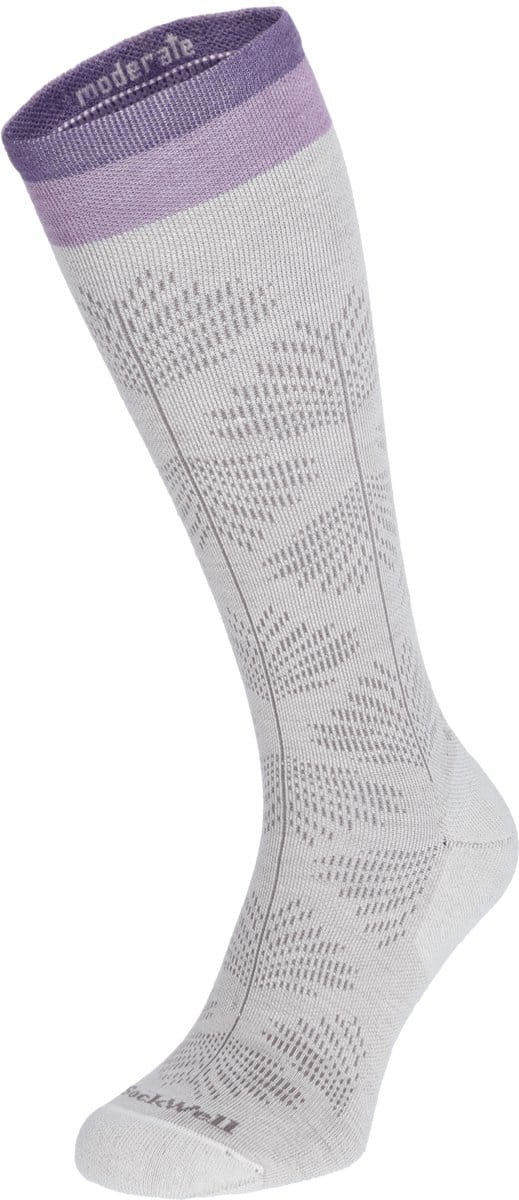 Full Floral Dames Compressiekousen Klasse 1 Natural