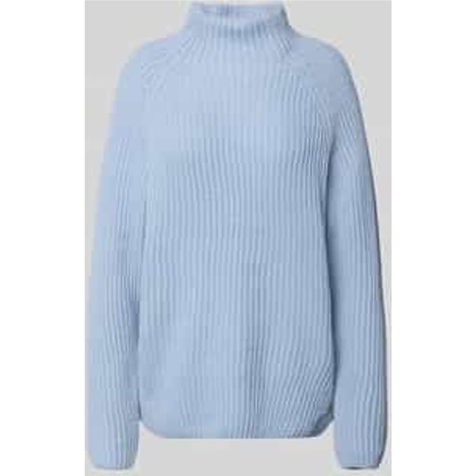 Col-pullover met wol