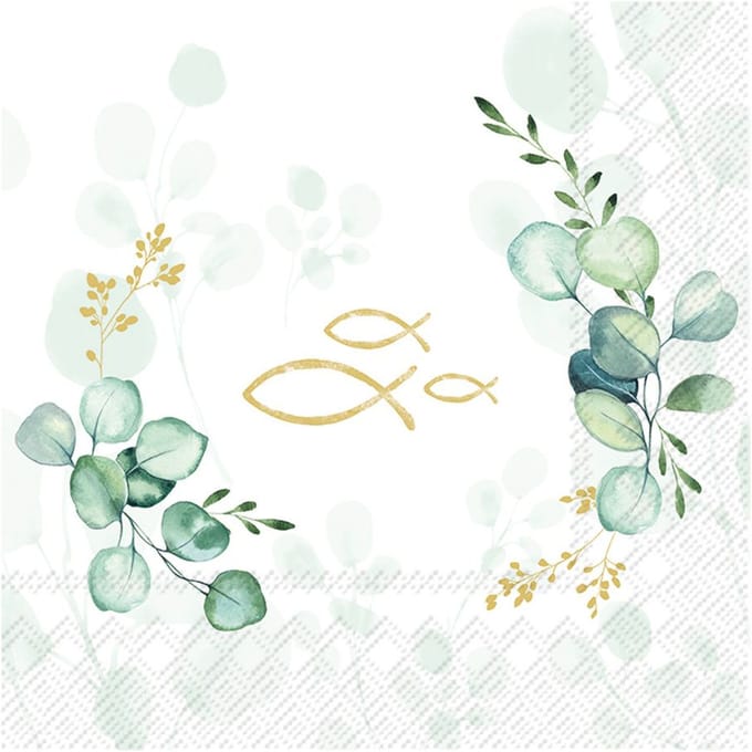 Servet "Eucalyptus Fish"