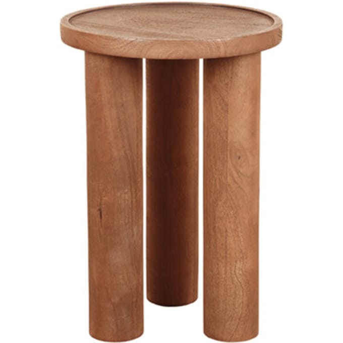 LABEL51 Elly Bijzettafel - Bruin - Hout - 42 cm