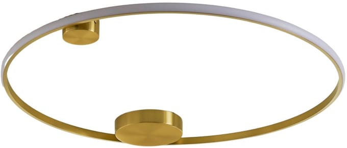 Kosilum - Ceira - Plafondlamp - Messing - Aluminium en siliconen
