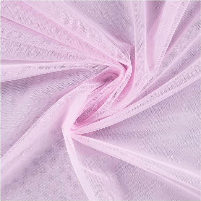 Zachte tule, metergoed - Babyroze