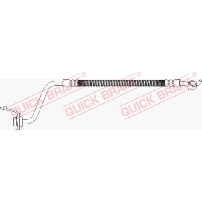 Remleiding QUICK BRAKE 50.516, rechts